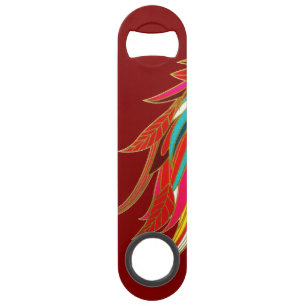 Plumes Exotiques Rouges