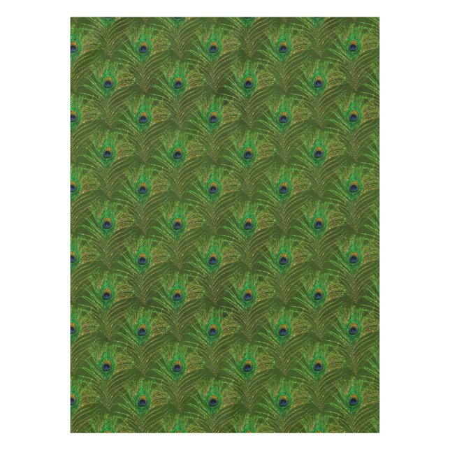 Plumes Peacock Or Vert Nappe (Devant)