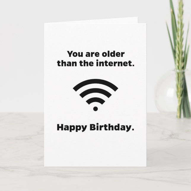Plus ancienne que la carte d'anniversaire amusante (Devant)