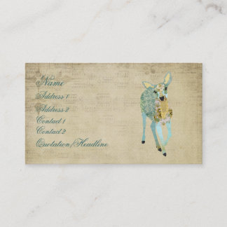 Plus cher carte de visite d'or vintage/étiquettes