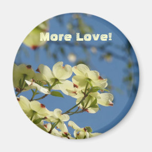 Plus d'amour ! aimants Fleurs de Cornouiller blanc