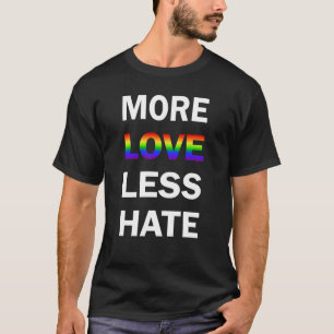 Plus d'amour moins de T-shirt de haine