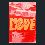 Plus d'amour Pop Art, Poster original moderne<br><div class="desc">More Love, Pop Art, Modern Original Poster MarkyArt 695144 ©markyart 2019 Je possède ceci.</div>