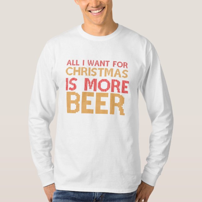 Plus de bières laides Sweat de Noël (Devant)