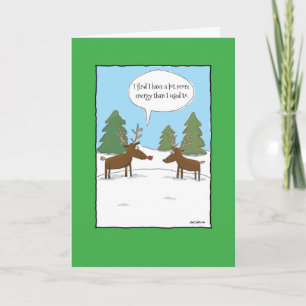 Plus de carte de voeux de plaisanterie de Noël