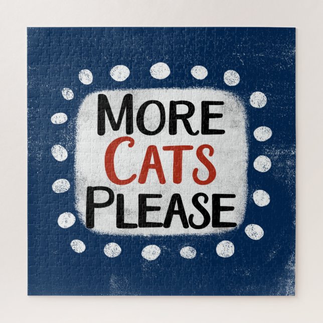 Plus de chats s'il vous plaît Jigsaw Puzzle (Vertical)