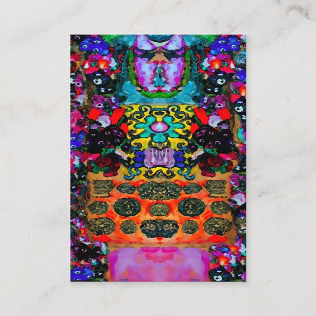 Plus de couleurs ~ Carte de visite grand (Devant)