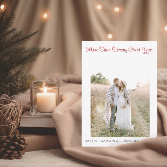 Plus de joie à venir l'année prochaine Faire-part  (Créateur téléchargé)