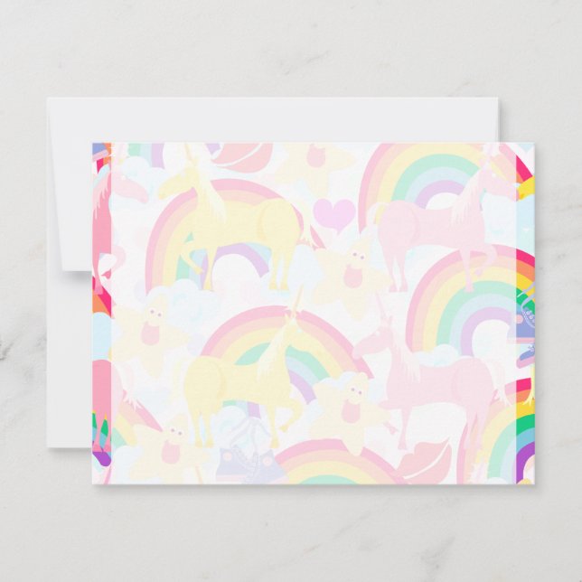 Plus de licornes et arcs-en-ciel (Devant)