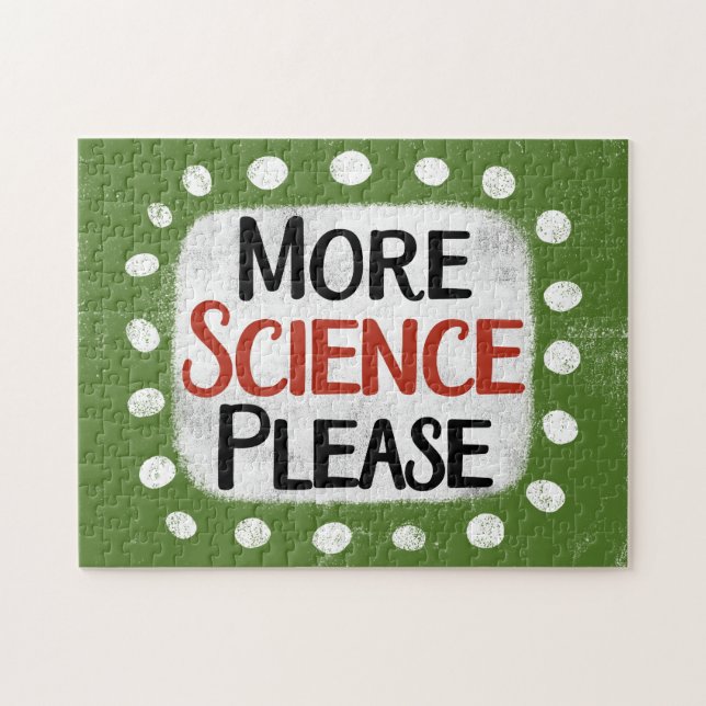 Plus de science S'il vous plaît Jigsaw Puzzle (Horizontal)