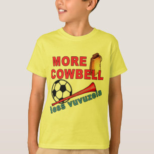 Plus de sonnaille moins de T-shirts de Vuvuzela,