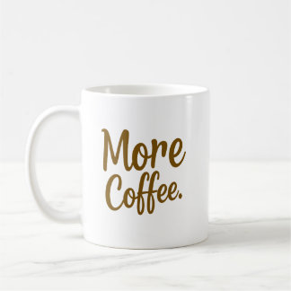 Plus de tasses de café