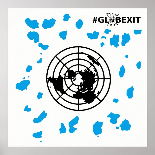 PLUS DE TERRE #GLOBEXIT Poster (Devant)