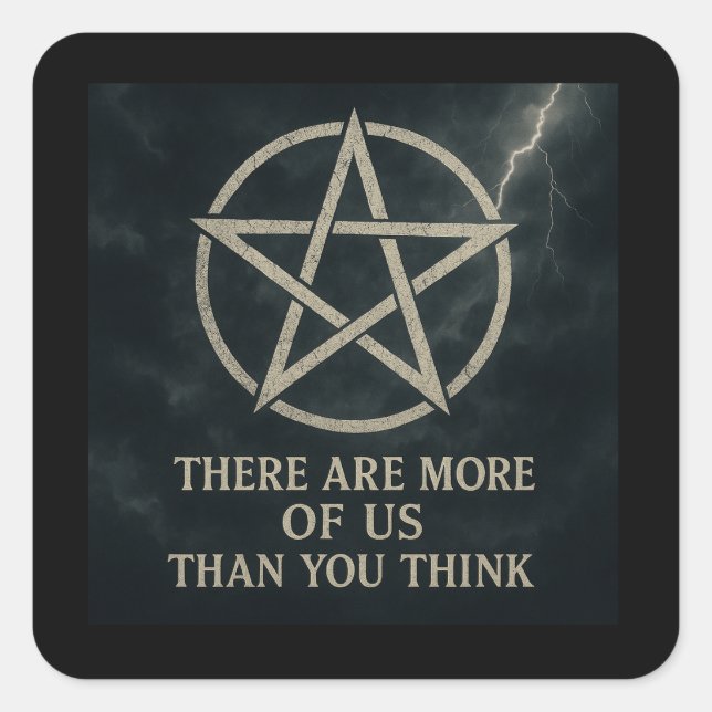 Plus d'entre nous Stickers Wicca (Devant)