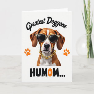 Plus drôle Humom Carte Chien