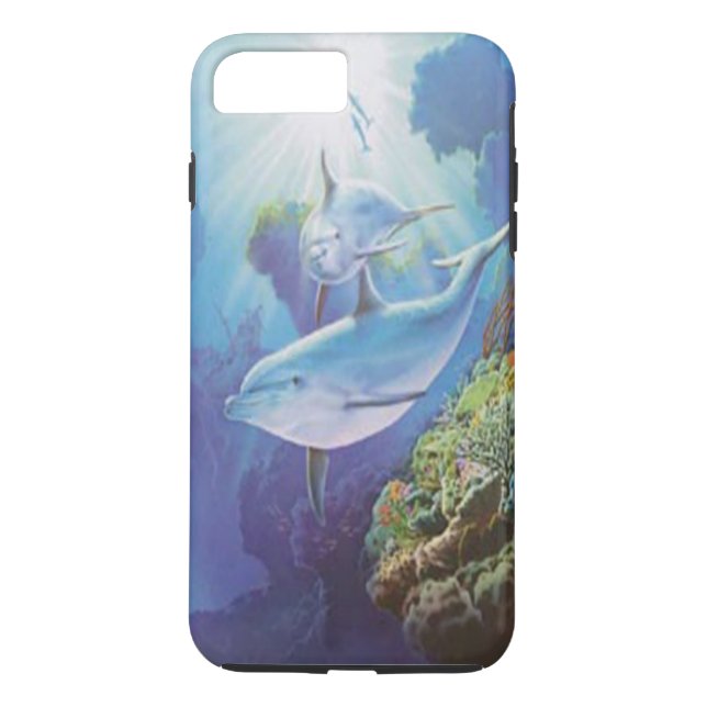 Plus Eau Dolphin iPhone 7 Coque (Dos)