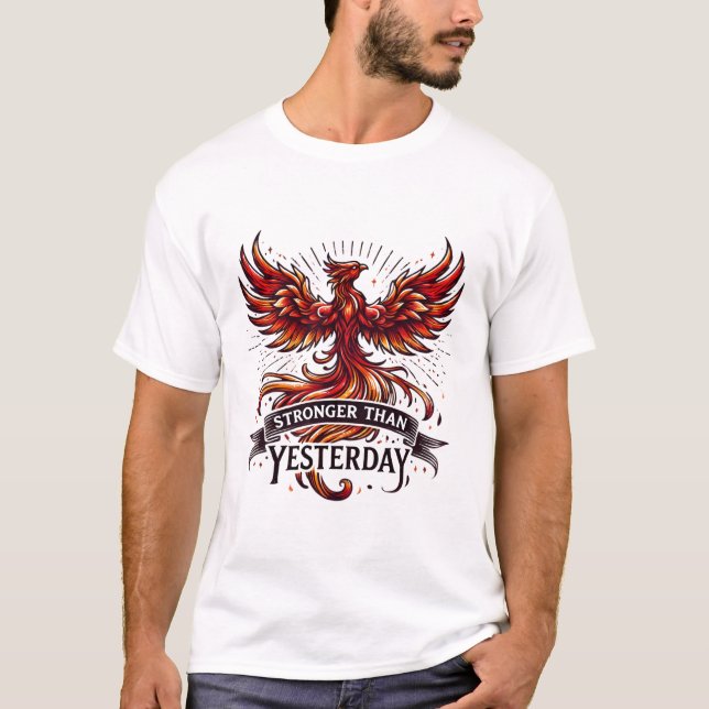 Plus forte que hier Phoenix T-shirt (Devant)