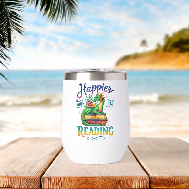 Plus heureux quand je lis (Plage (pivotée))