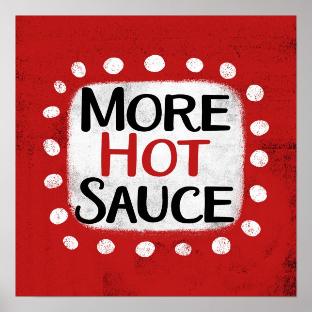 Plus Hot Sauce Poster Wall Art (Devant)