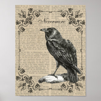 Plus jamais, Raven, Edgar Allan Poe poster