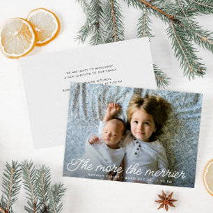 plus la carte de faire-part de naissance merrier e