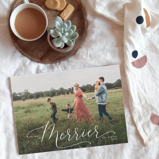 Plus la carte de Noël Merrier est grande (Créateur téléchargé)