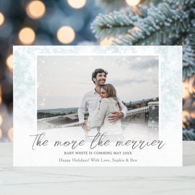 Plus la Faire-part de grossesse est joyeuse (The more the merrier Pregnancy Announcement)