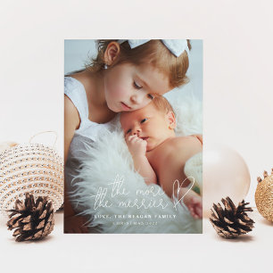 Plus la Faire-part de naissance de Noël est joyeus