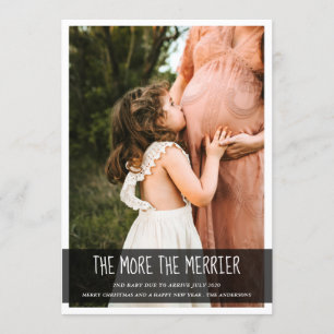 Plus Le Merrier Baby Faire-part de naissance Pho