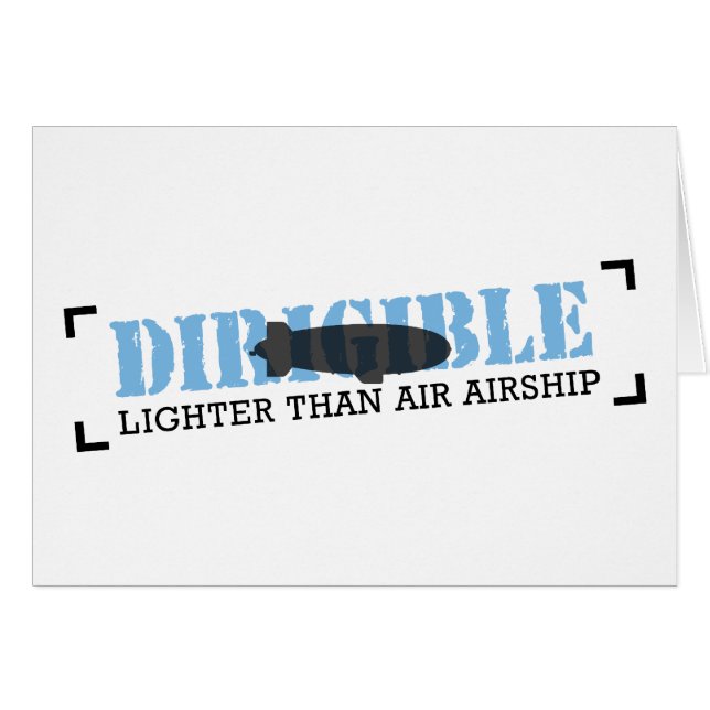 Plus Léger Dirigible Que Le Navire Aérien (Devant horizontal)