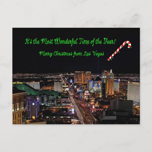 Plus Merveilleux Temps Année Carte postale de Noël (Devant)
