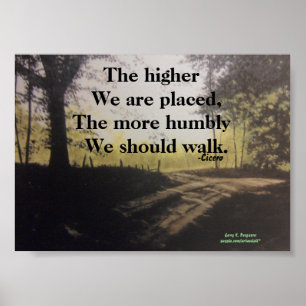 PLUS NOUS SOMMES PLACÉS, PLUS LE POSTER CICERO ES