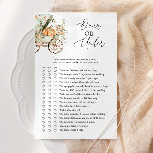 Plus ou moins automne Petit Baby shower Citrouille