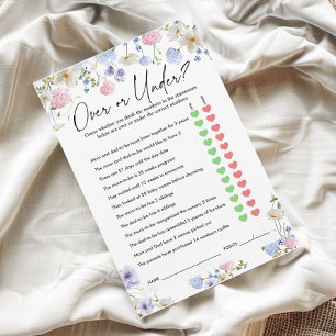 Plus ou moins de jeu   Jeu baby shower