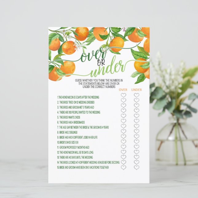 Plus ou moins de jeu - Orange (Debout devant)