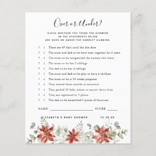 Plus ou moins Jeu Baby shower