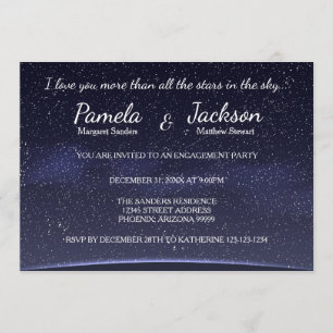 Plus Que Tous Les Invitations Du Stars-Engagement 