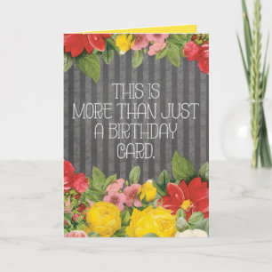 "Plus qu'une simple carte d'anniversaire" Drôle