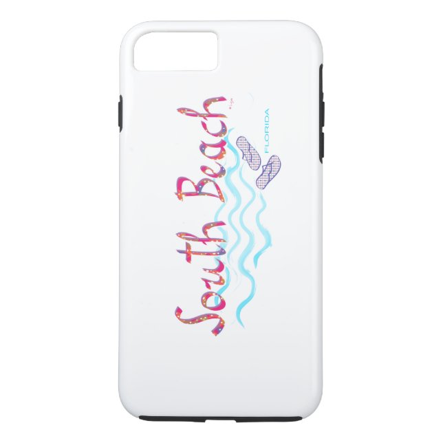 Plus South Beach Miami, Floride Cool iPhone 7 Coque (Dos)