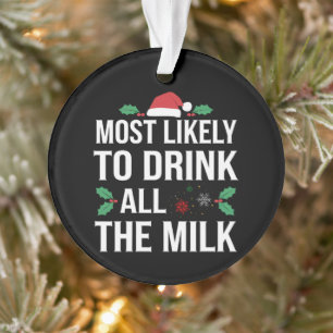 Plus susceptible de boire tout le lait Noël Matchi