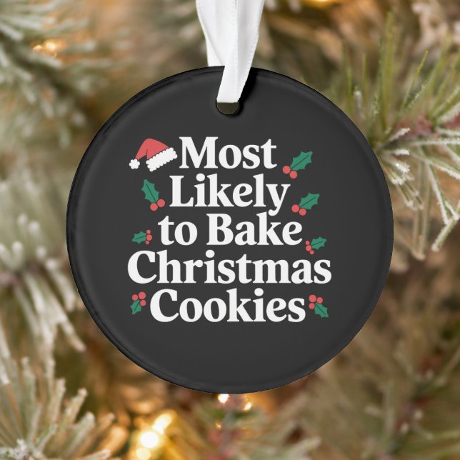 Plus susceptible de préparer des biscuits de Noël  (Arbre)
