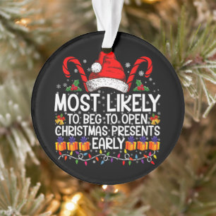 Plus susceptible de supplier d'ouvrir les cadeaux