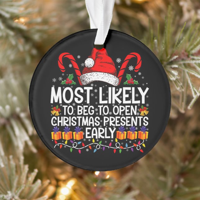 Plus susceptible de supplier d'ouvrir les cadeaux  (Arbre)