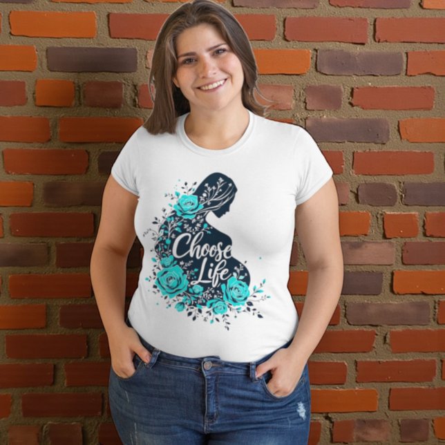 Plus taille Femme"s Pro-Life Tee (Créateur téléchargé)