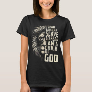 Plus un esclave de la peur, T-shirt du lion chréti