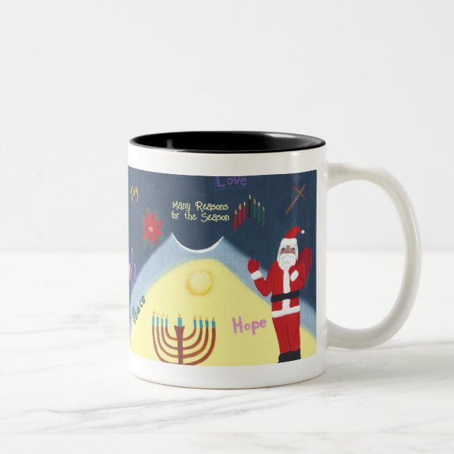 Plusieurs raisons pour la saison, mugs de fêtes (Droit)