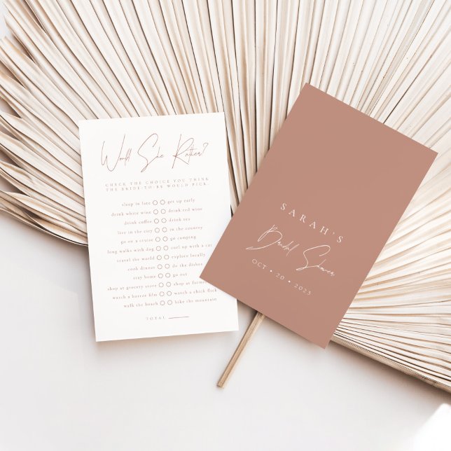 Plutôt Blush rose Fête des mariées Jeu (Créateur téléchargé)