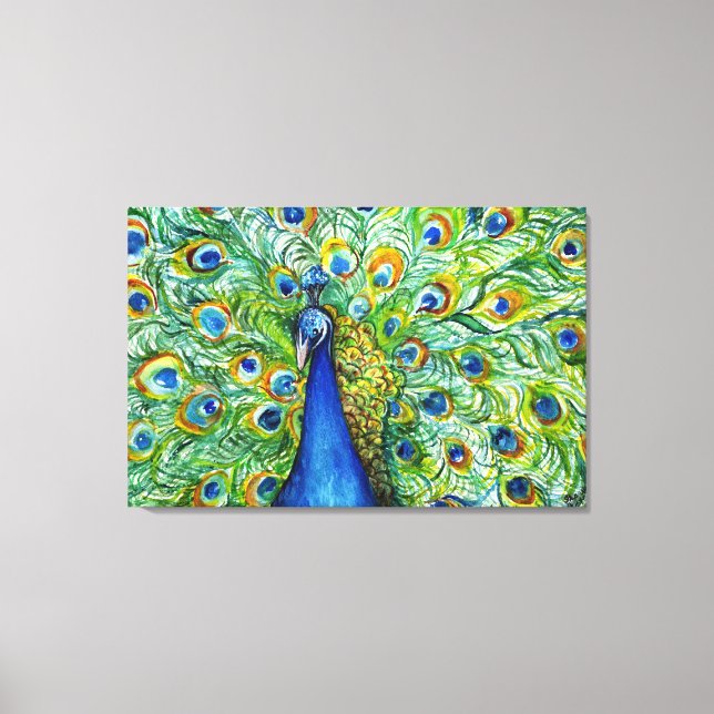 Plutôt comme une toile de paon (Recto)