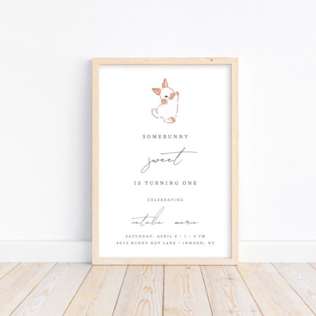 Plutôt doux printemps Pâques filles Affiche de bie (Créateur téléchargé)