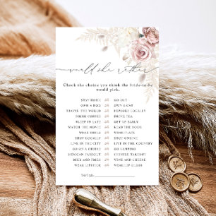 Plutôt Dusty Rose Fête des mariées Jeu